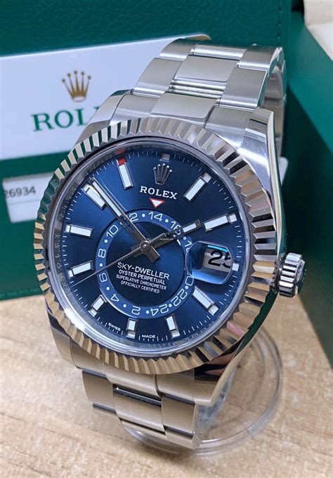 sky dweller rolex blue